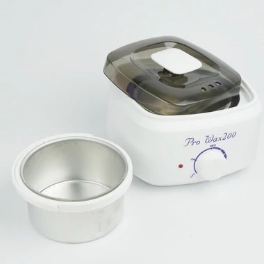 Воскоплав баночный  Pro Wax 200 - белый c черной крышкой 400 мл - Фото №2