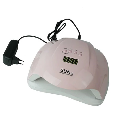 Лампа для маникюра UV/LED PRO Nail SUN X розовая 54 Вт - Фото №3
