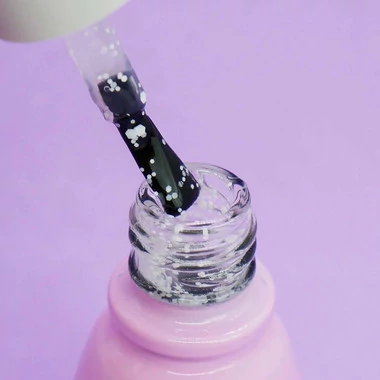 Топ TOKI TOKI White Dot перепелиное яйцо без липкого слоя прозрачный с белыми хлопьями 5 мл (2002504) - Фото №2