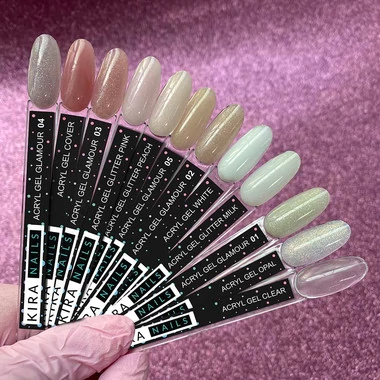 Kira Nails Acryl Gel Clear прозрачный 15 г (678751) - Фото №4