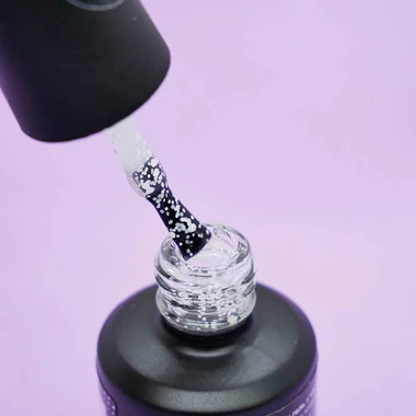 Топ NAILAPEX Top Point Gel глянцевый топ "Крошка" белый без липкого слоя 15 мл (0104606) - Фото №2