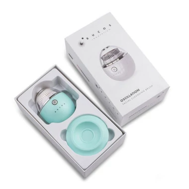 Щетка для очищения лица 3 в 1-BUCOS Facial Cleansing Brush B1,мятный - Фото №2