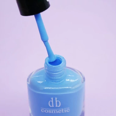 Лак DB Cosmetic Prof Line голубой 10 мл (00421) - Фото №2