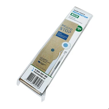 Крафт-пакет MICROSTOP Еco для воздушной стерилизации с индикатором коричневый 50х200мм 100 шт (1721) - Фото №2