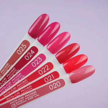 Гель лак BABY MOON Dolce Rose №023 розовый амарантовый 6 мл (5908254000232) - Фото №3