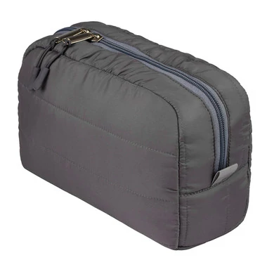 Косметичка TUFI profi PREMIUM Quilt стьобана темно-сіра (0125731) - Фото №4