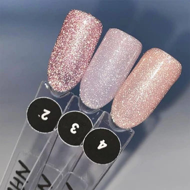 База NAILAPEX Color Base №03 светоотражающая молочная с лавандой 15 мл (CBB03) - Фото №4