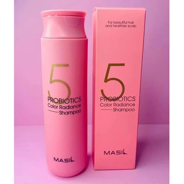 Шампунь MASIL с пробиотиками для защиты цвета окрашенных волос Probiotics Color Radiance Shampoo 300 мл (8809744060392) - Фото №4