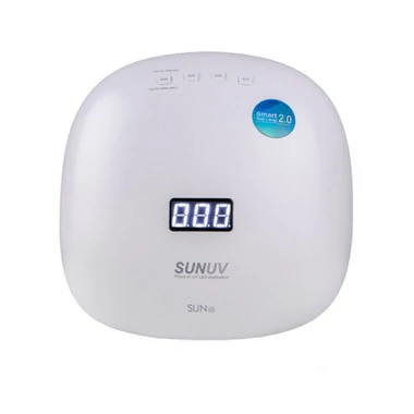 УЦЕНКА! UV/LED лампа Sun 4S оригинал, бело-черная, 48 Вт - Фото №3