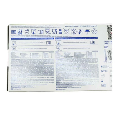 Перчатки Ampri Nitrile Style Apple зеленые нитриловые зеленые XS 100 шт (4044941008462) - Фото №3
