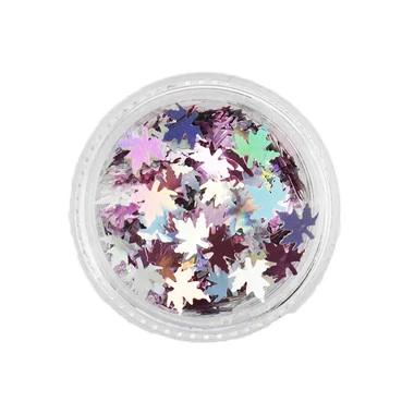 Декор для ногтей в баночке NAILS WORLD микс осень 01 листья - Фото №2