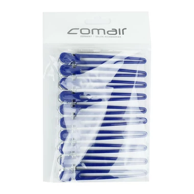 Зажим комбинированный COMAIR синий 9,5 см (10шт) - Фото №4