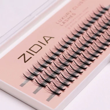 Ресницы ZIDIA Cluster lashes 16D KIM C 0,10 MIX M 3 ленты размер 9, 10, 11 mm (110108) - Фото №2