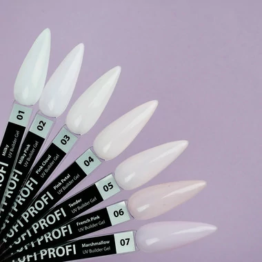 Гель для наращивания TUFI profi BUILDER GEL 02 Milky Pink 15 г (0226509) - Фото №4