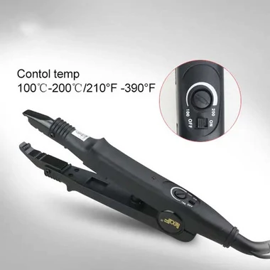 щипцы для наращивания волос Hair Extension Connector 611 Black - Фото №2