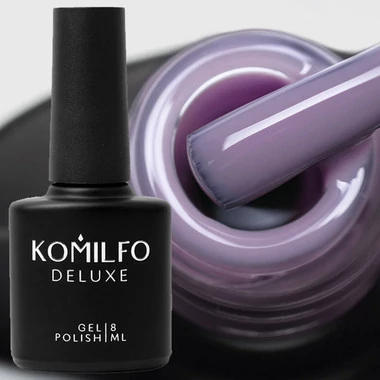 KOMILFO Color Base French 012 темный лиловый 8 мл - Фото №2