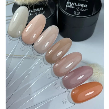 Гель для наращивания SAGA Builder Gel Veil №09 Milk молочно-бежевый 15 мл (2000994876771) - Фото №3