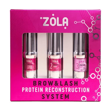 Набор ZOLA  для ламинирования Brow&Lash Protein Reconstruction System (05173) - Фото №2