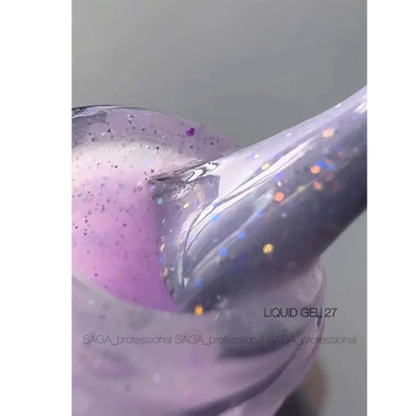 Гель для наращивания SAGA Liquid gel №27 15 мл (2000995050101) - Фото №2