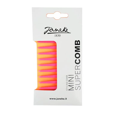 Расческа Janeke Supercomb Mini розовая - Фото №2