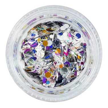 Декор для ногтей в баночке NAILS WORLD рождественский 09 - Фото №2
