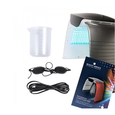 LED-маска 3-в-1 мод. 440 для фототерапии (серый корпус) - Фото №6
