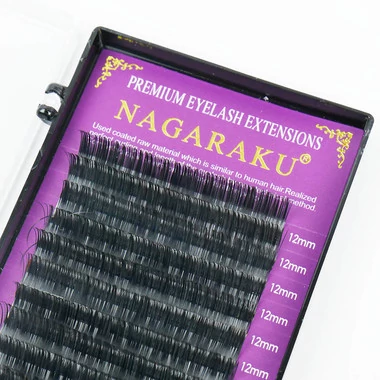 Ресницы Premium NAGARAKU на ленте изгиб D 0.10 16 рядов 12 мм - Фото №2
