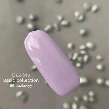 Гель-лак GA&MA Basic collection №055 сиреневый 10 мл (7700254) - Фото №2