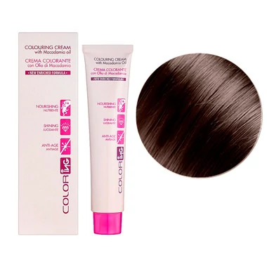 Крем-краска для волос ING Professional Colouring Cream with Macadamia oil 6 темный блондин 60 мл (IN00516) - Фото №2