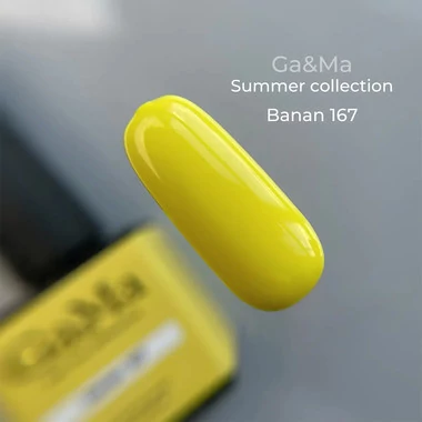 Гель-лак GA&MA Summer collection №167 Banan 10 мл (7701881) - Фото №2