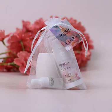 Набор Komilfo Flora крем для рук 10 мл и масло для кутикулы 2 мл (999609) - Фото №3