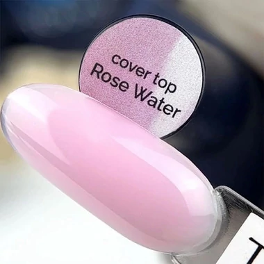 Топ для ногтей Touch Cover Rose Water без липкого слоя светло-розовый 13 мл (2930000047980) - Фото №2