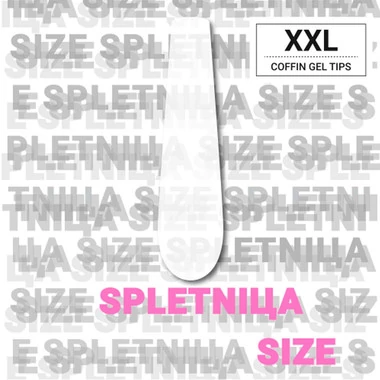Гелеві тіпси ADORE Gel Tips COFFIN XXL 240 шт (2101600442097) - Фото №3