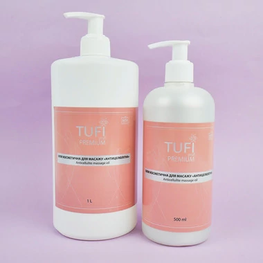 Масло массажное TUFI profi PREMIUM антицеллюлитное 1л (0308697) - Фото №3