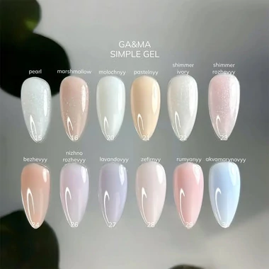 Гель для наращивания GA&MA Simple gel №029 Rumyanyy нежно-розовый 15 мл (7701835) - Фото №2