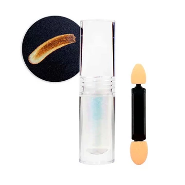 Жидкая втирка Steffani Liquid chrome powder №01 золотистый 2 г (LcpS2-01) - Фото №6