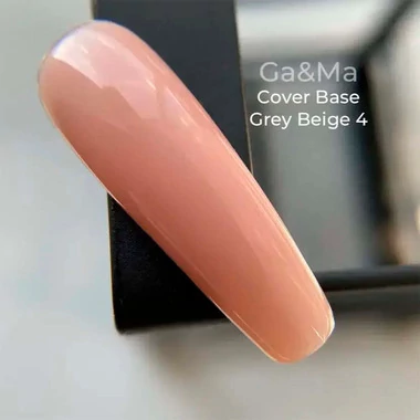 База для ногтей GA&MA Cover №004 Grey beige серо-бежевый 15 мл (7700326) - Фото №2