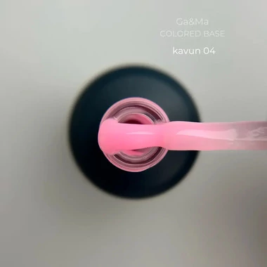 База для ногтей GA&MA Colored №004 Kavun рожевий 15 мл (5200364) - Фото №2