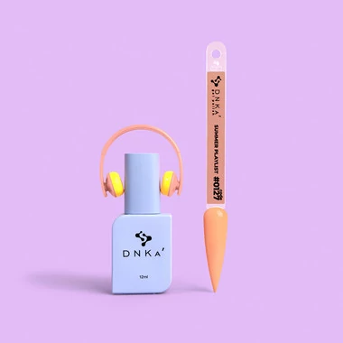 Гель-лак DNKa 0127 Summer Playlist светло-оранжевый 12 мл (GPDC0127) - Фото №2