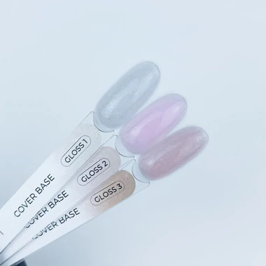 База для ногтей Touch Gloss №01 серебро с блестками 13 мл (2930000053943) - Фото №3