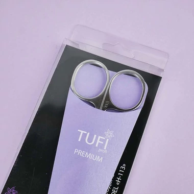 Ножницы для кутикулы TUFI profi Из Высококачественной Нержавеющей Стали Н-113 серебряные 25 мм (0174648) - Фото №5