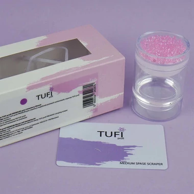 Набор для стемпинга TUFI profi Моне (розовый штамп + скребок) (0102071) - Фото №6