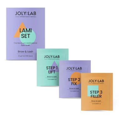 Система JOLYLAB для ламинирования бровей и ресниц 3 шт. х 2 мл - Фото №2