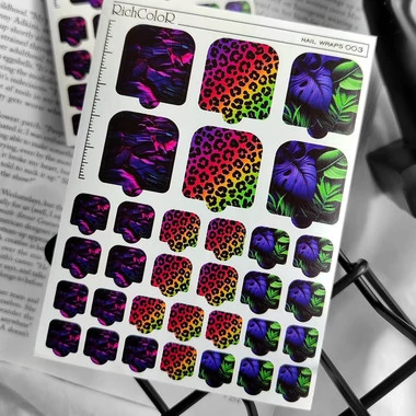 Пленка для педикюра Richcolor Nail Wraps №03 - Фото №2