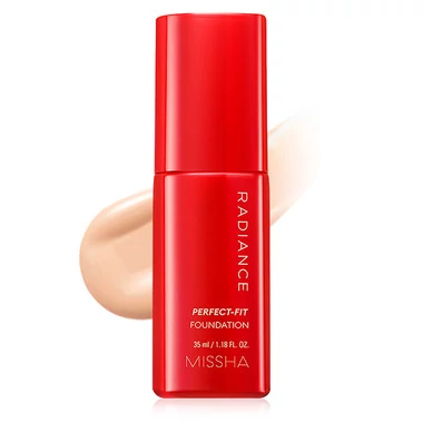 Тональная основа Missha для лица стойкая Radiance Perfect-Fit Foundation SPF 30 PA++ №23 35 мл - Фото №2