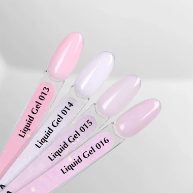 Гель KIRA Liquid Gel №016 розовый с блестками 15 мл (867016) - Фото №2