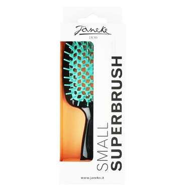 Расческа Janeke Superbrush Small черный с зеленым (71SP234TFF) - Фото №3