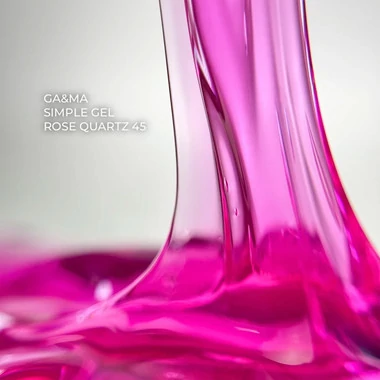 Гель для наращивания GA&MA Simple gel №045 Rose Quarthz 15 мл (7702628) - Фото №2