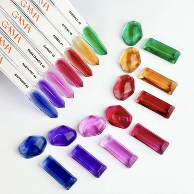 Гель для наращивания GA&MA Simple gel №043 Sapphire 15 мл (7702624) - Фото №4