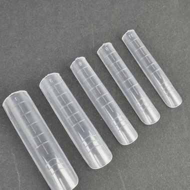 Верхние формы для наращивания VALERI Nail Forms Arched Square прозрачный  120 шт (VNFA) - Фото №2